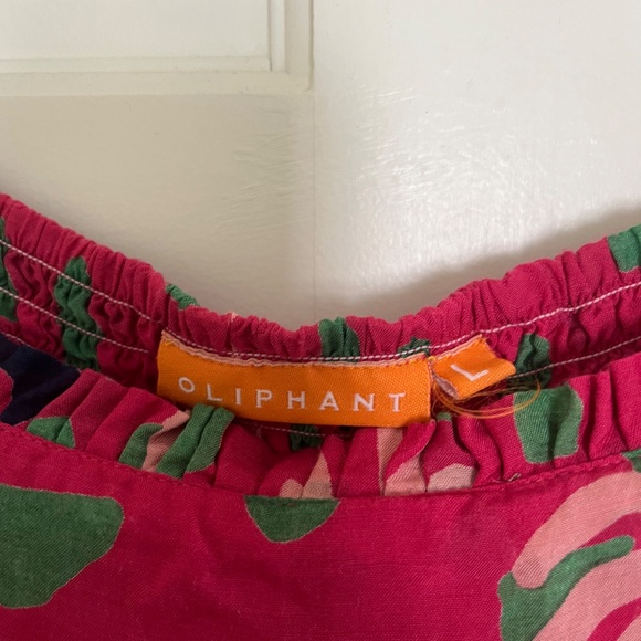 Oliphant Pink and Green Midi Dress - Picture 2 of 5